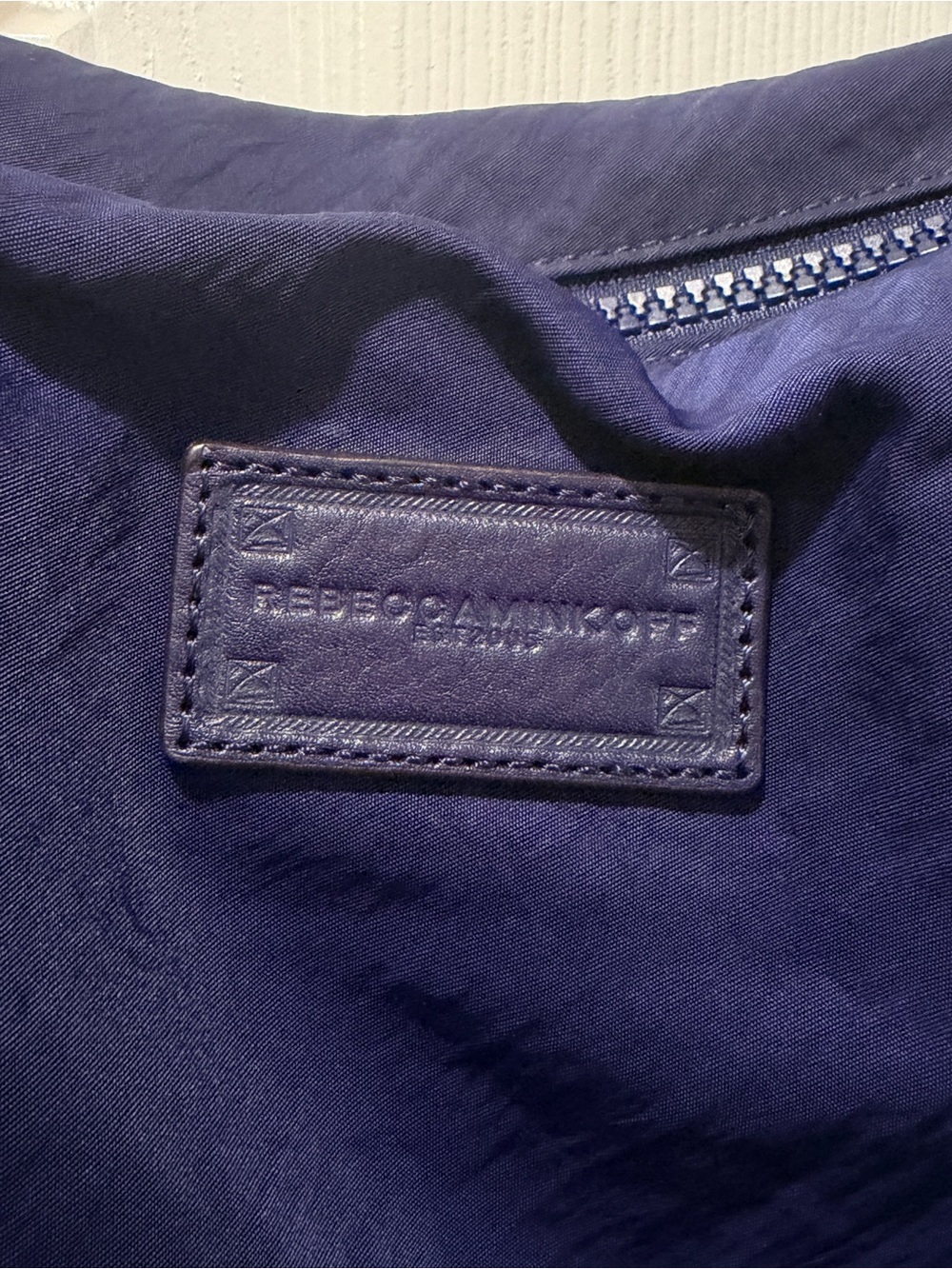Rebecca Minkoff Navy Tote Bag NWOT - Picture 5 of 8